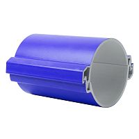Труба разборная ПВХ d110 мм (3 м) 750Н синяя-Plast | код  tr-pvc-110-750-blue | EKF